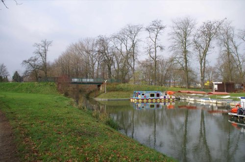 Veselí nad Moravou - lávka (přístaviště)